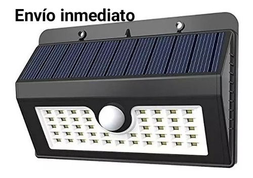 Lampara Solar 55 Leds Reflector Sensor Movimiento Automatico