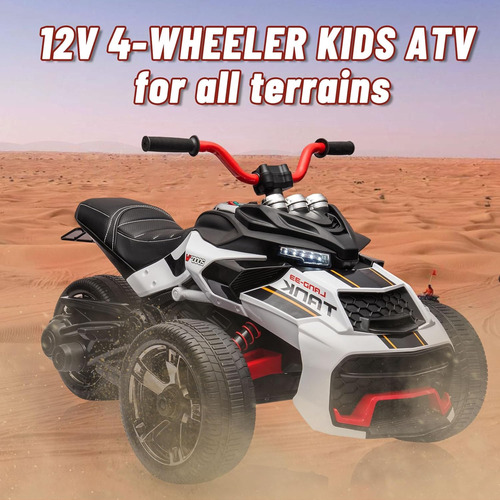 Motocicleta Eléctrica Atv De 3 Ruedas De 12 V, Vehículo Eléc