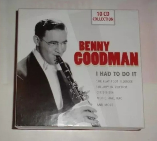 Box Set 10 Cds Jazz Benny Goodman Importado Como Nuevo