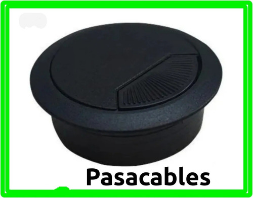 Pasacables Color Negro 