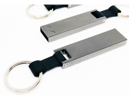 Memoria Usb Personalizada Modelo Llavero Metálico De 16gb