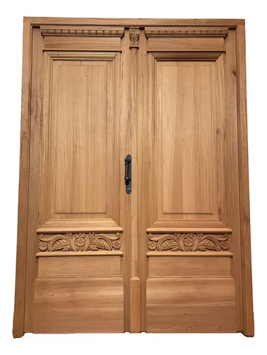 comprar Puerta De Entrada Doble Hoja Estilo Colonial - Cod: 6123 