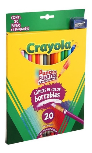 Crayola Colores  Borrables C/20 68-4420