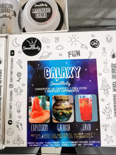 Kits De Experimentos Pará Niños:Slime Máster, Galaxia