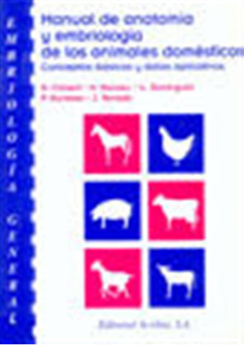 Manual De Anatomia Y Embriologia De Los Animales Domesticos,