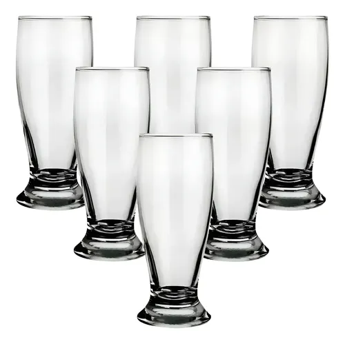 Conjunto De Copo Chopp Munich Nadir Figueiredo 6 Peças 300ml Cor Transparente