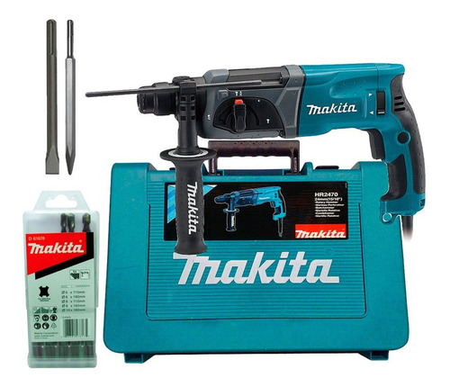 Martelete Combinado 24mm Sds Plus Hr2470 + Brindes Makita