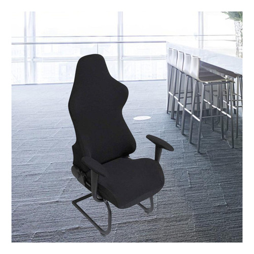. Protector De La Silla Del Juego Del Sillón Suave De Negro