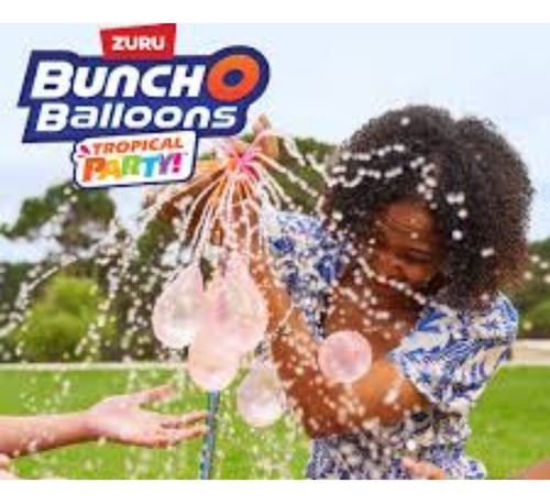 Zuru Bunch O Balloons, 100 Globos De Agua De Llenado Rápido
