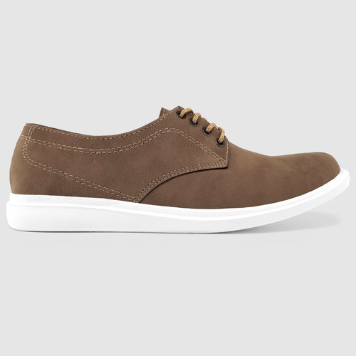 Zapato Hombre De Vestir Oxford Acordonado Urbano Eco Cuero