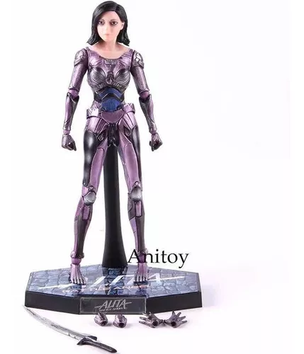 Anime gunnm batalha anjo alita figura de ação acrílico suporte modelo  boneca decoração anime alita estatueta