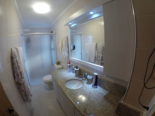 Imagem 17 de 30 de Apartamento Com 3 Dormitórios À Venda, 103 M² Por R$ 640.000,00 - Canto Do Forte - Praia Grande/sp - Ap2085