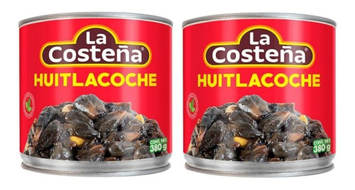 2 Latas De Huitlacoche La Costeña 380g Cada Una