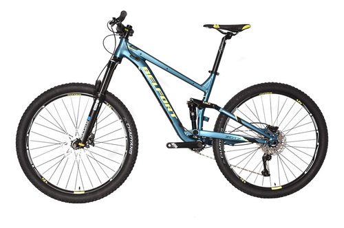 Bicicleta Belfort Zotz Xcr34 R27 T17 Grafito Amarillo 2024 Color Azul Acero