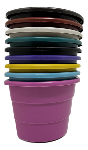 Kit 135 Vasos De Parede Meia Lua, Jardim Vertical-cuia 3,0l