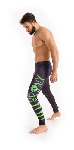 Imagen 2 de 5 de Calza Larga Bronx Lycra Mma Bjj Artes Marciales Hombre En3x