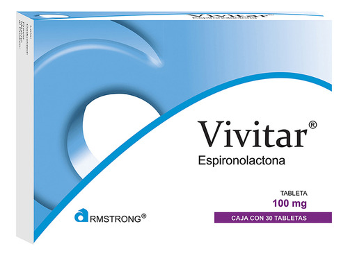 Vivitar 100mg Tabletas Con 30 Espironolactona