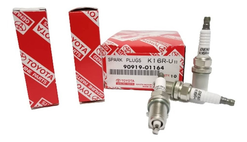 Imagen 3 de 3 de Bujia Denso Toyota Yaris Terios Corolla 2006 2007