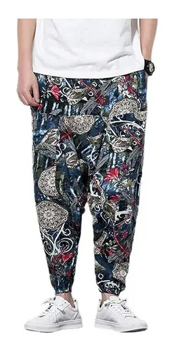 Pantalones Harem, pantalones Hippie, hombre, mujere, hecho a mano -   México