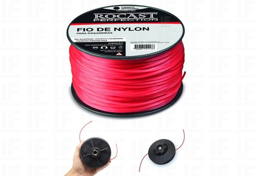 Fio Nylon Roçadeira  Rolo  Original