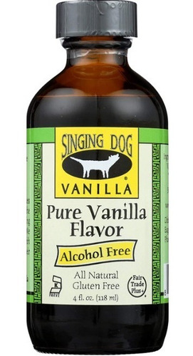 Extracto De Vainilla Sin Alcohol 59ml Singing Dog Sin Gluten