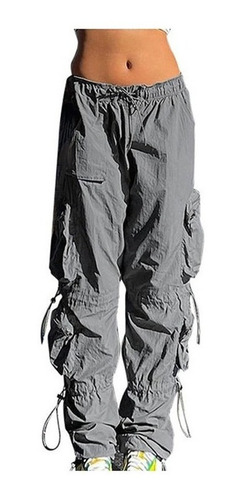 Pantalones De Paracaídas Para Mujer Pantalones Cargo Holgado