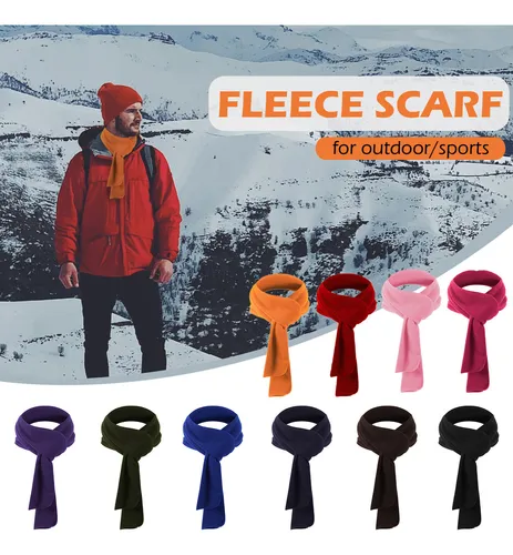 Bufanda Larga De Forro Polar Para Hombre Y Mujer Para Deport