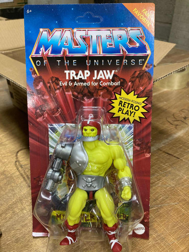 Trap Jaw Mini Comic Masters Universe Origins Motu Mattel