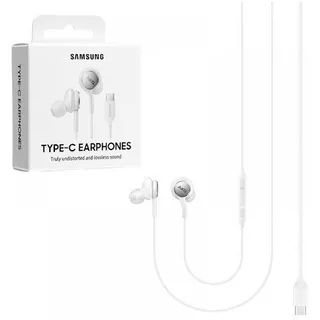 Audifonos Samsung Akg Tipo C S22 Plus S22 Ultra M Blanco