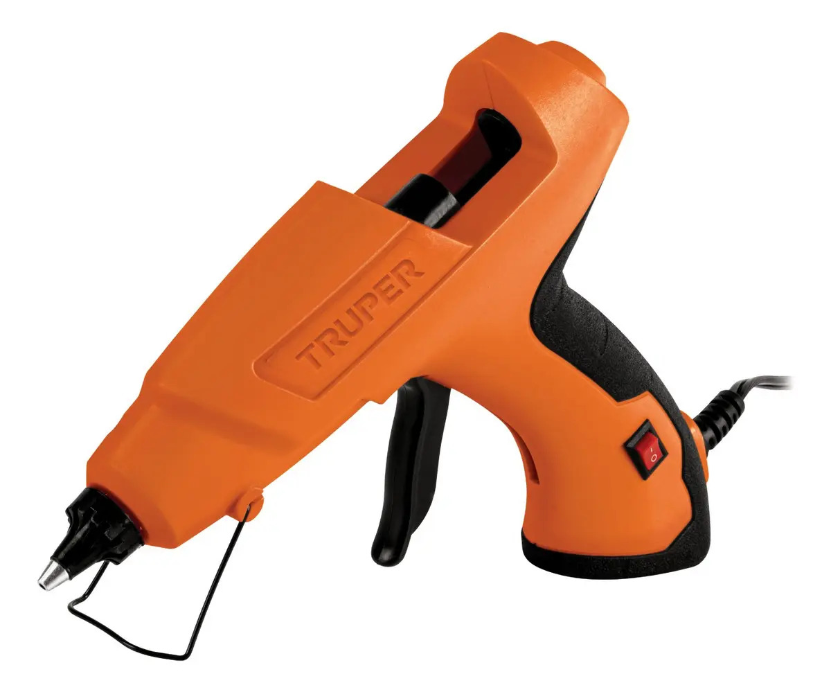 Pistola Eléctrica 80 W Para Silicón 1/2'' Truper PIPE-1/2-G Color Naranja