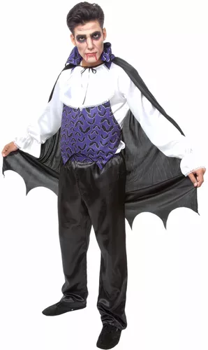 Fantasia Vampiro Dracula Halloween Adulto Masculino - Incitatus - Fantasia  - Magazine Luiza