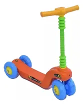 Comprar Monopatín Infantil De Pie Quickly Vegui Unisex 4 Ruedas Color Naranja