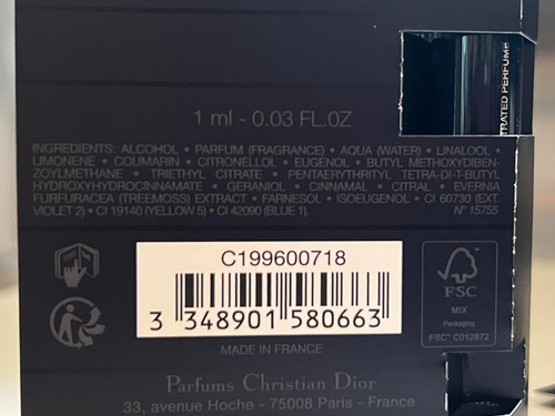 Set De Muestra De Fragancias De Diseño De Alta Gama De Colon