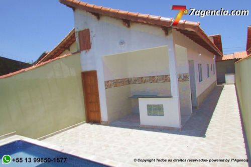 Imagem 3 de 14 de Casa Nova 2dorms 1 Suite Piscina Churrasqueira Ch02