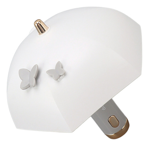 Lámpara De Noche Led Para Mesita De Noche, Recargable Por Us