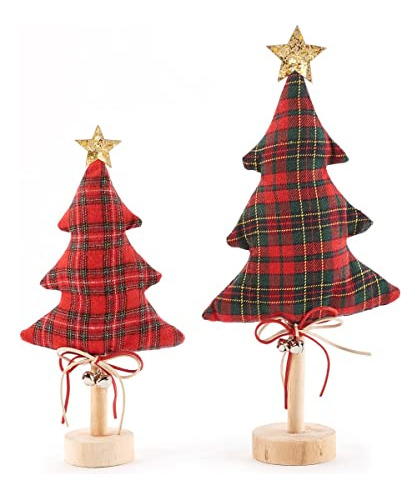 Giftcraft 683733 Decoración Navideña Para Árbol A Cuadros, J