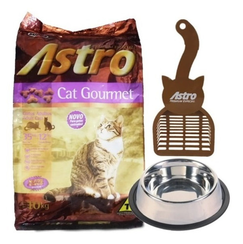 Astro Gato 10k + Comedero+ Pala + Envio Gratis