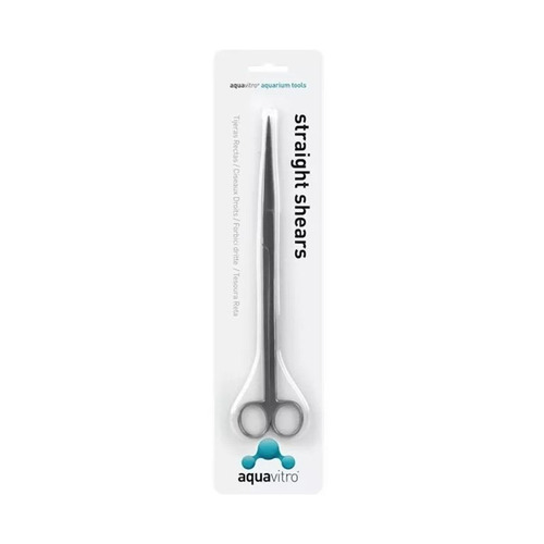 Aquavitro Tesoura Reta 25cm Aquário Planta - Inox Shears