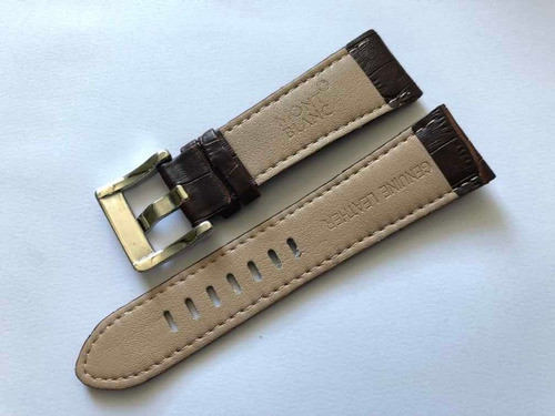 Pulseira Original Em Couro Para Relógios Mont Blanc