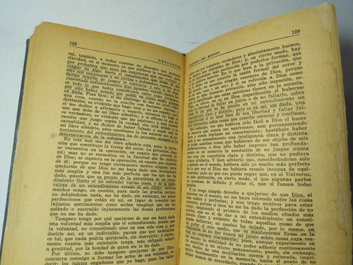 Libro Discurso Del Método Y Meditaciones Metafísicas 180ab6 (Usado)