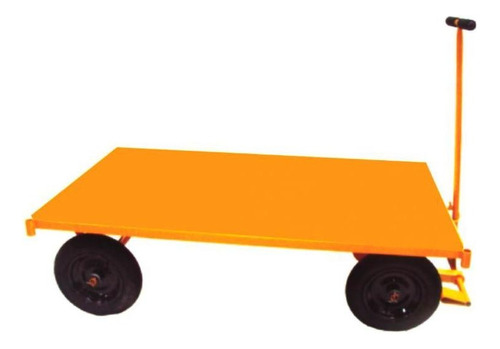 Carrinho Plataforma De Aço 600 Kg 150 X 75 Cm Mp-600a Lynus