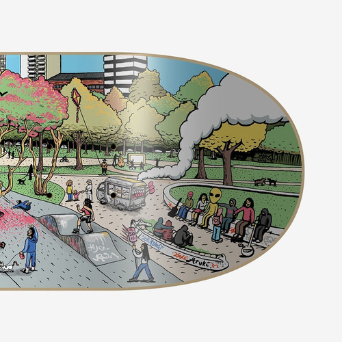 Imagen 4 de 4 de Tabla De Skate Woodoo Aruki-mitre