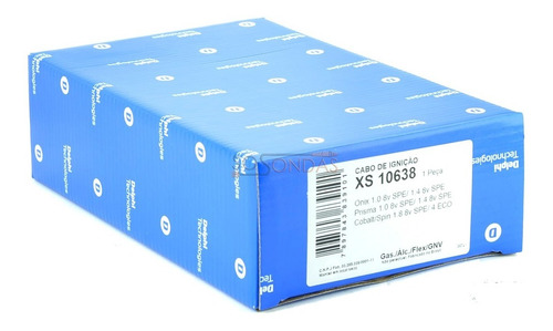 Cabo De Vela Gm Onix Prisma Cobalt Spin 8v Original Delphi