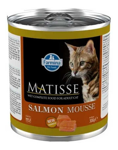 Alimento Gato Matisse Lata Salmón Mousse 300gr. Np