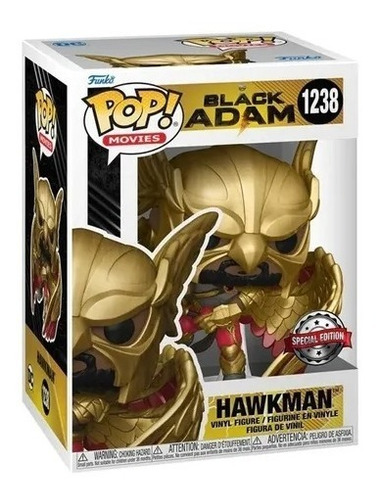 Funko Pop Dc Black Adam: Hawkman 1238 Special Edition