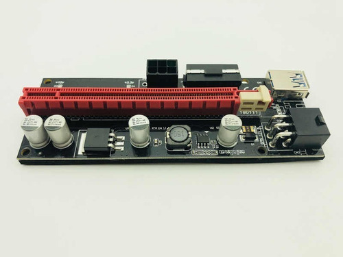 Imagen 5 de 5 de Riser Pcie 1x A 16x Con Cable Usb 3.0 Ver009s Mineria