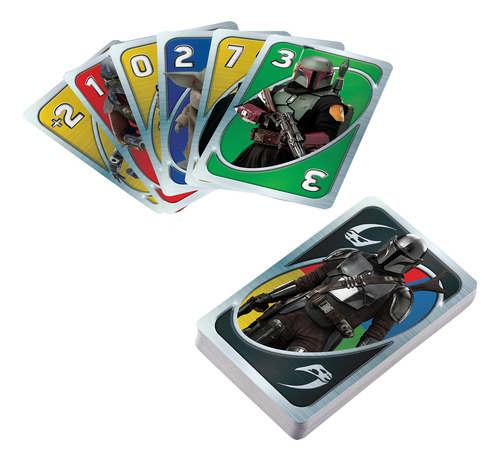 Jogo De Cartas Mattel Games Uno Star Wars The Mandalorian