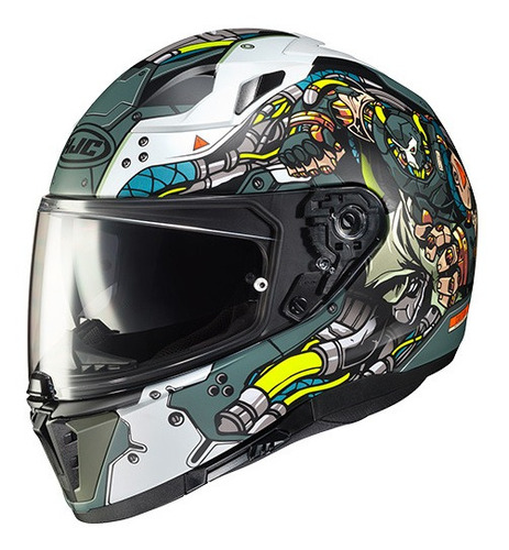 Casco Moto Hjc Integral I70 Bane Mc4sf Plan Fas Motos