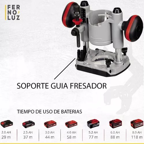 Router Inalambrico Fresadora 18v Einhell + Starter Kit 2,5