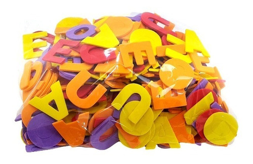 Vogais E.v.a. A, E, I, O, U Com 310 Peças /62 Vogais Cada